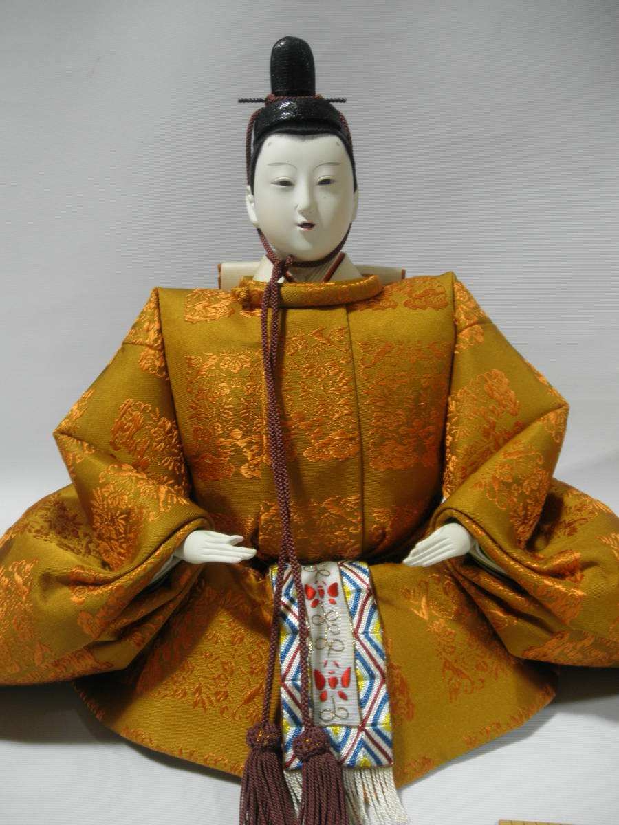 雛人形 京頭 玉眼 慶山作 お内裏様とお雛様 二人並ん まし顔ヽ O 丿 ひな人形 売買されたオークション情報 Yahooの商品情報をアーカイブ公開 オークファン Aucfan Com