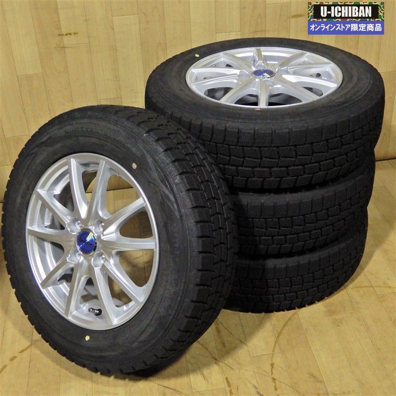 175/70R14 フィット ヤリス 国産 中古良品スタッドレスタイヤ ＆ 新品