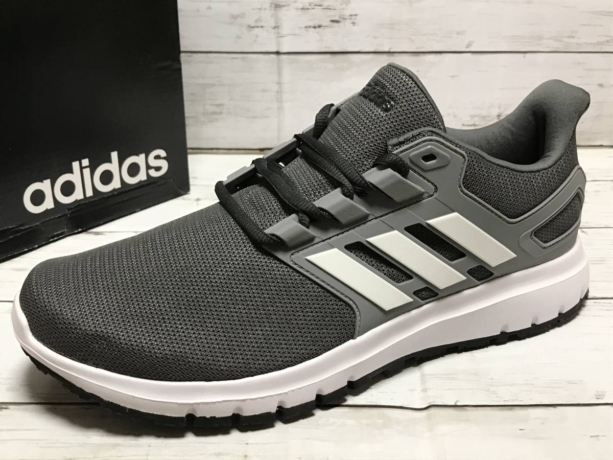 大きいサイズ 29 5 箱付 Adidasアディダス エナジークラウド 2 M ランニングシューズ グレー ホワイト Us11 5 ２９ ５cm 29 5cm 売買されたオークション情報 Yahooの商品情報をアーカイブ公開 オークファン Aucfan Com