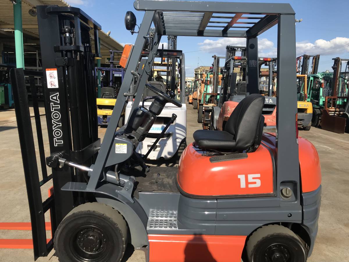 トヨタ　フォークリフト　6FGL15 群馬県　1.5トン　ガソリン トヨタ製ガソリン1.5tフォークリフト☆6FGL15☆ 【公式通販】