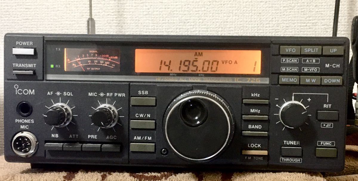 アイコム IC-726 CB 50 100W J無し ICOM アイコム IC-726 HF⁄50MHz 100W