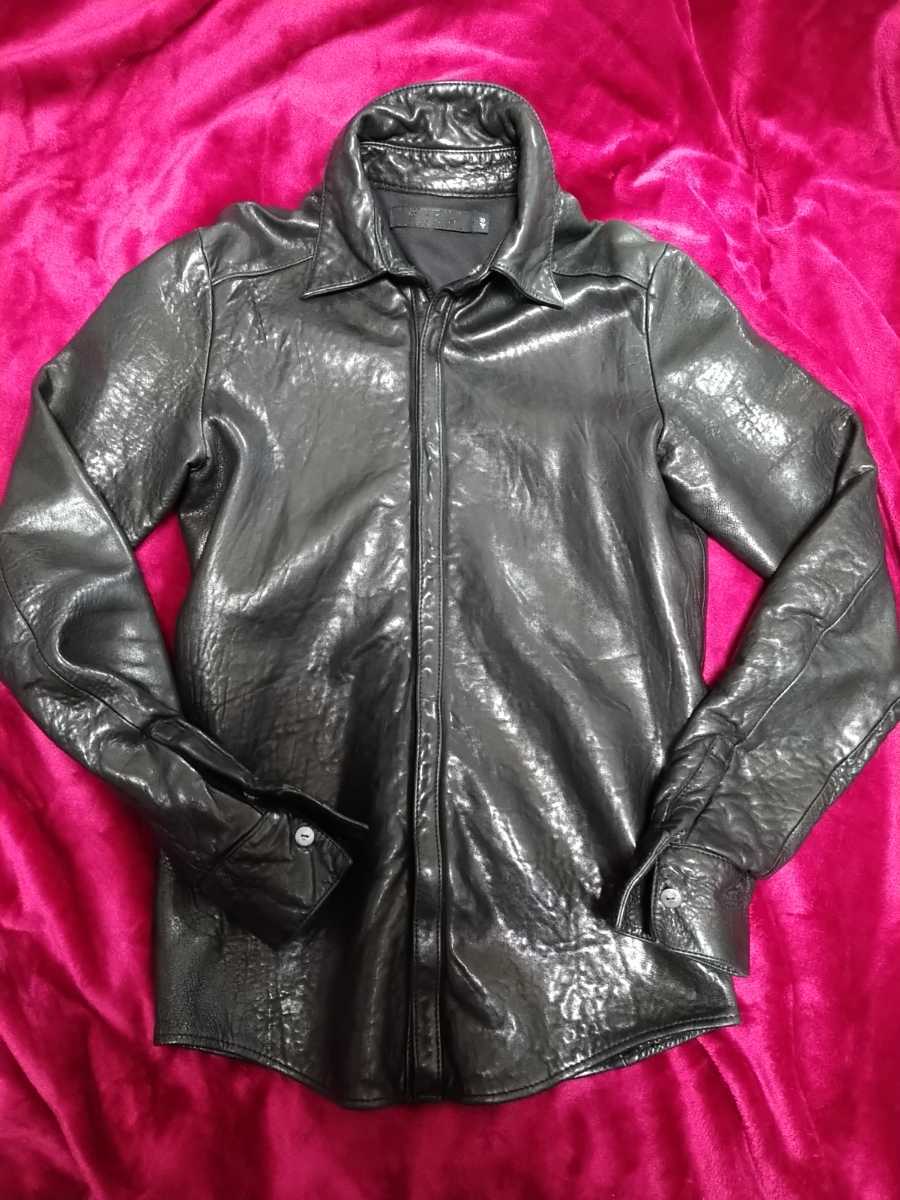 FUGA シングルレザーライダース スタンドレザーライダース 羊革 ラムレザー