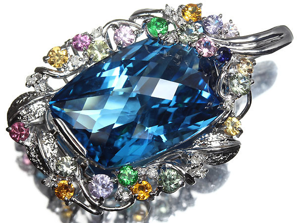 極上 6390SS1円～新品RK宝石≪Topaz≫ 鮮やかブルーの輝き!!! 宝石 ルース | 直輸入価格のルース屋さん 全て特大サイズの１点物！11月の誕生石天然高品質ブルートパーズが大量 ロンドンブルートパーズ ブルー、インペリアル、ホワイトストーン - ルーストパーズ宝石 ７６．２０ＣＴ ブルートパーズ > 2.912ctルース