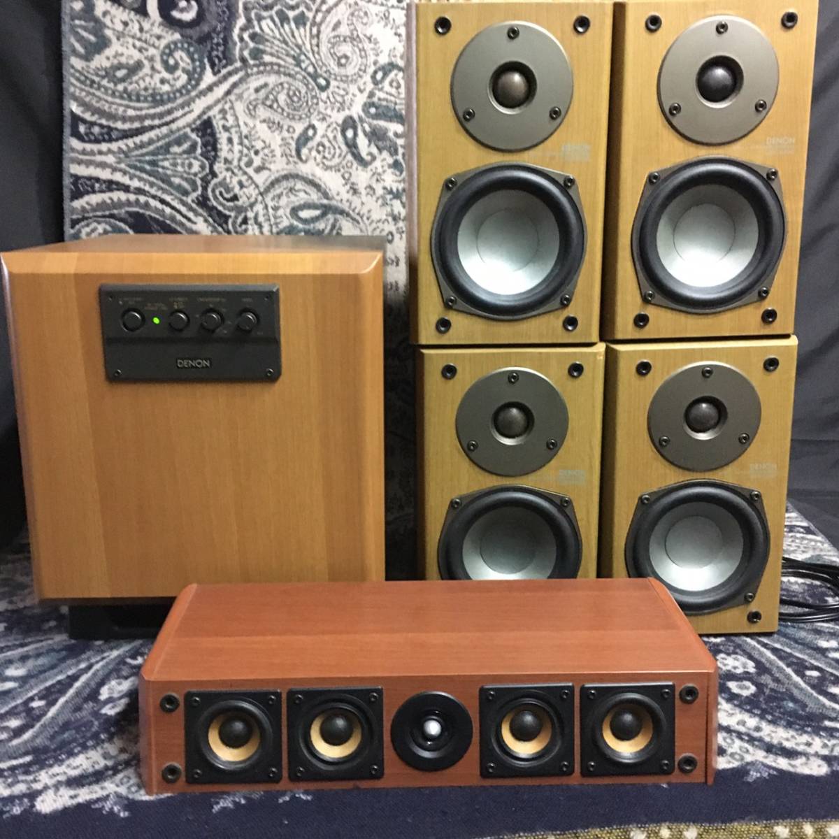 B30b78D DENON まとめ DSW-11R サブウーファー USC-M3E DENON SC-C33