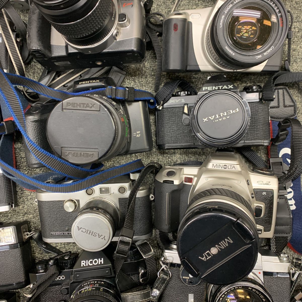 ○カメラまとめて MINOLTA ミノルタ Canon キャノンOLYMPUS オリンパス