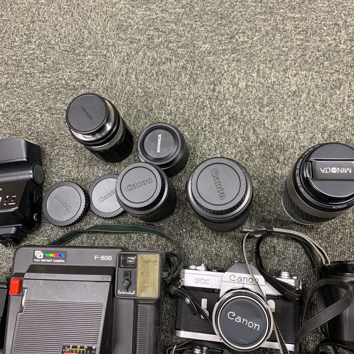 【まとめ売り】フィルムカメラ　キャノン　ミノルタ　オリンパス　4個セット ○カメラまとめて MINOLTA ミノルタ Canon キャノンOLYMPUS オリンパス