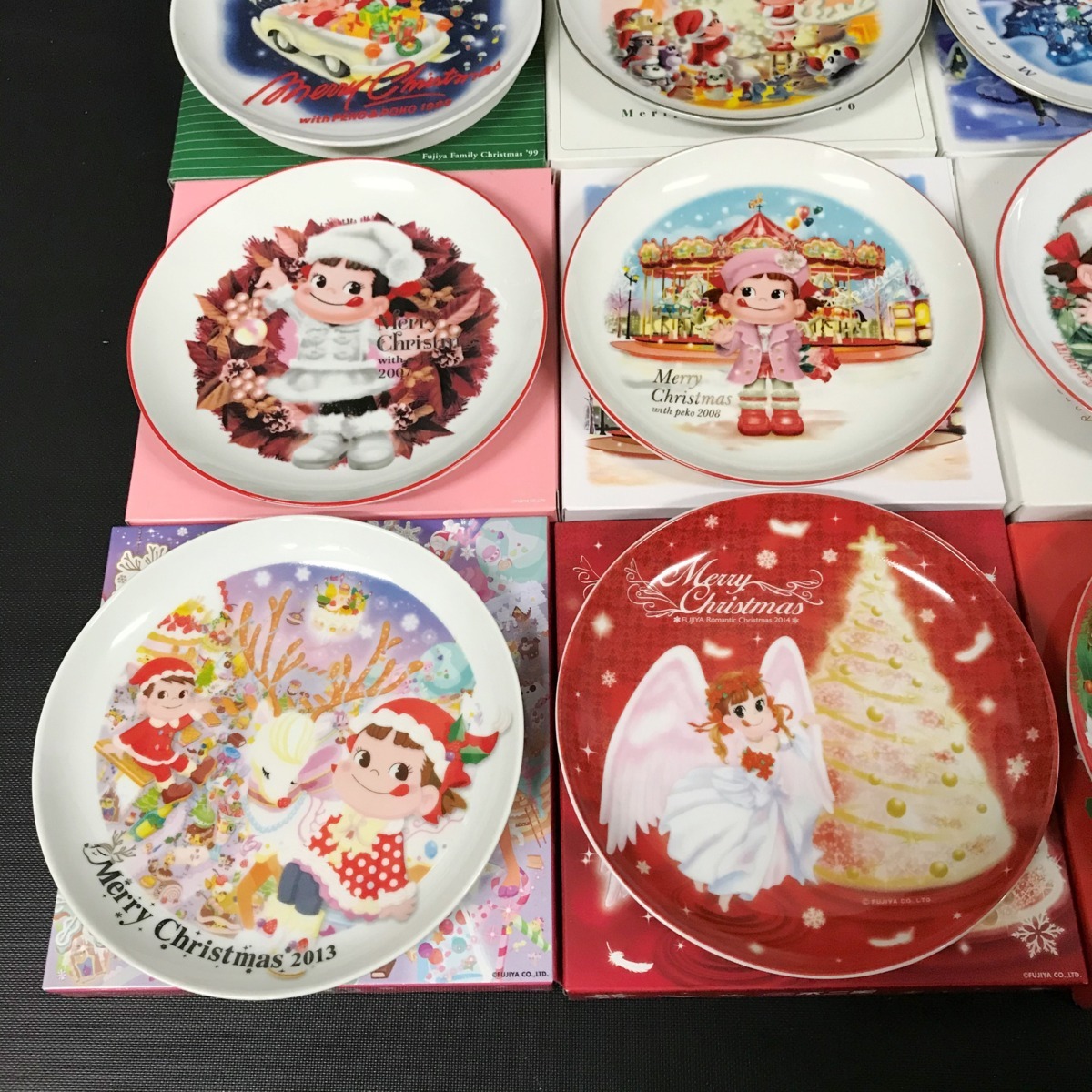 デッドストック 不二家 ペコちゃん クリスマスプレート 皿 21点 まとめ 