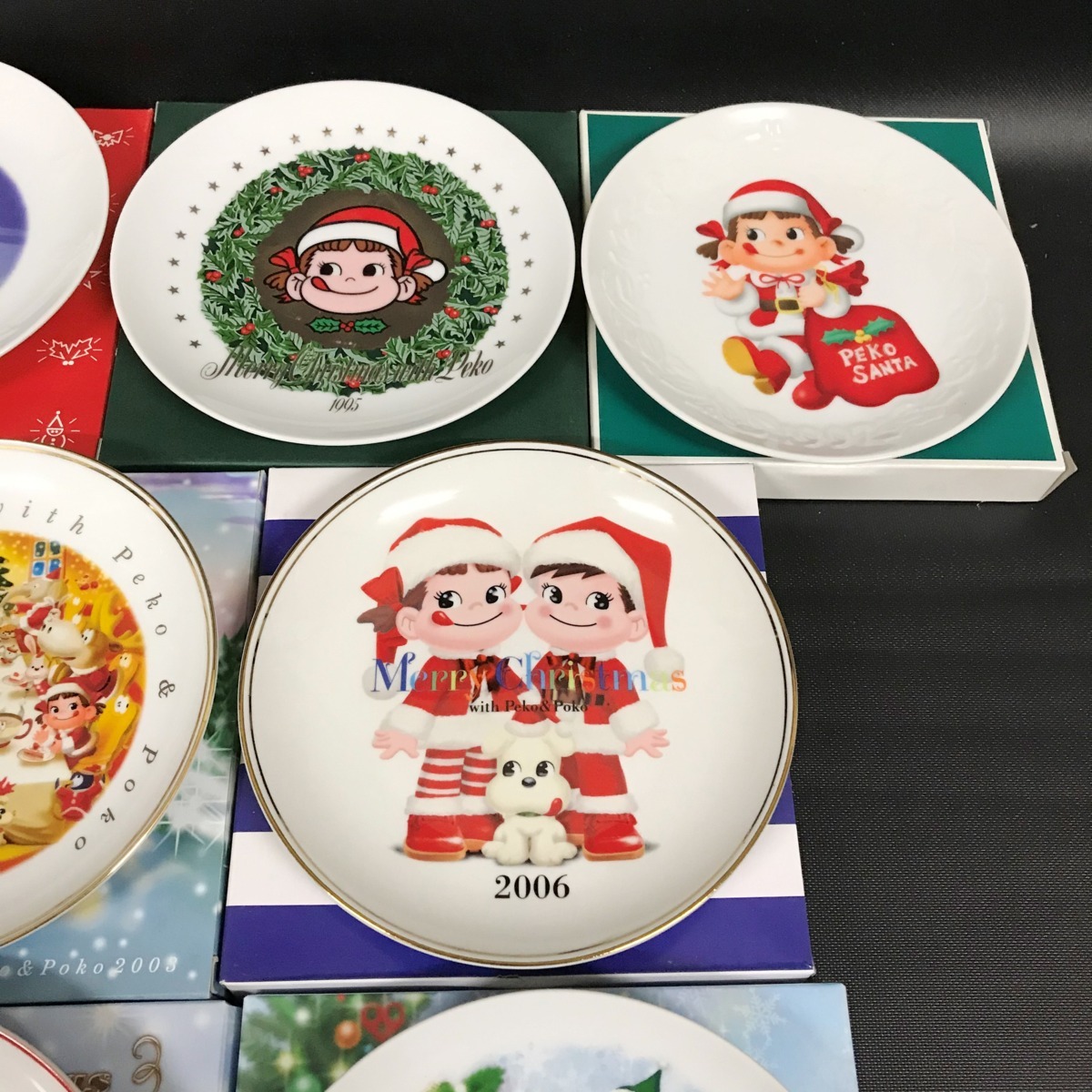 デッドストック 不二家 ペコちゃん クリスマスプレート 皿 21点 まとめ 