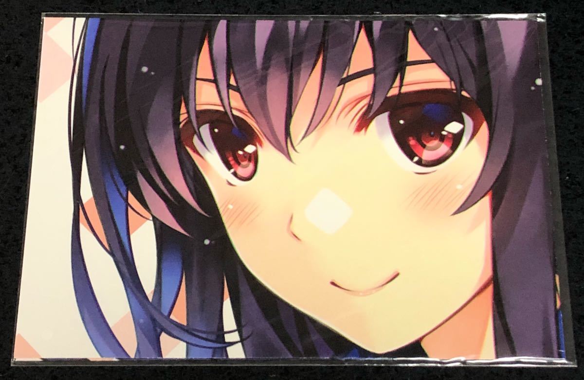 冴えない彼女の育てかた 霞ヶ丘詩羽 ポスター ローソン限定 黒髪ロング 美少女 深崎暮人 冴えカノ コラボ グッズ コミック アニメグッズ 売買されたオークション情報 Yahooの商品情報をアーカイブ公開 オークファン Aucfan Com