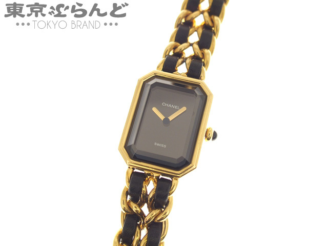 101468538★1円~シャネル CHANEL プルミエール Mサイズ H0001 レディース クオーツ 電池式 腕時計 電池交換済み