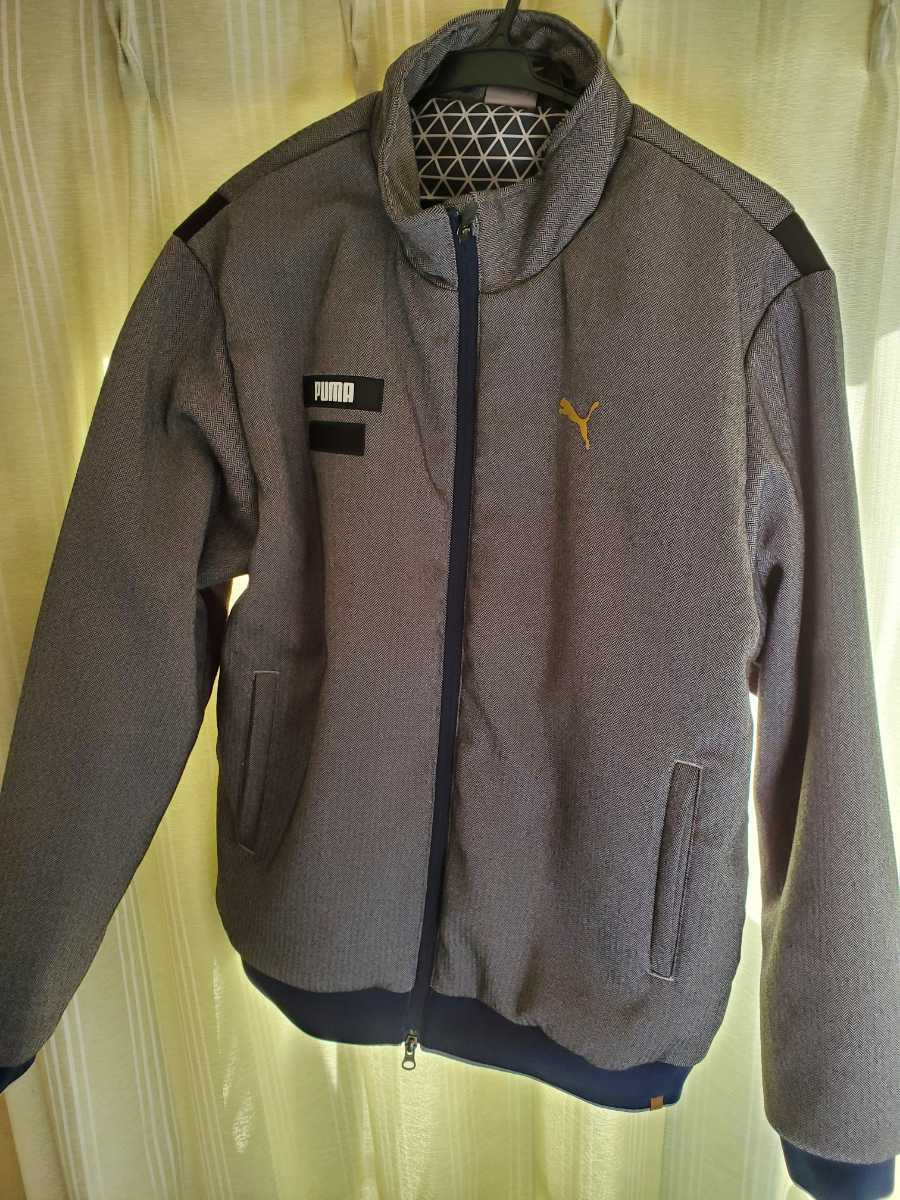 【セール，限定セール】 PUMA ストレッチジャケット サイズXL グレー 新古品(プーマ)｜売買されたオークション情報、yahooの商品情報をアーカイブ公開 - オークファン ジャンパー、ジャケット