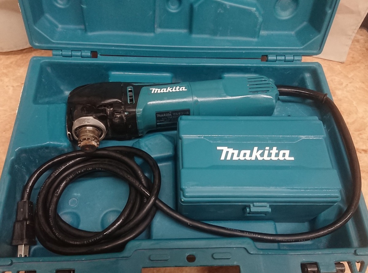 低価，品質保証 $ Makita マキタ マルチツール TM3010CT ケース入り 電源コード式 AC100V 切断工具 電動工具 工具 KH02077(多目的用)｜売買されたオークション情報、yahooの商品情報をアーカイブ公開 - オークファン 多目的用
