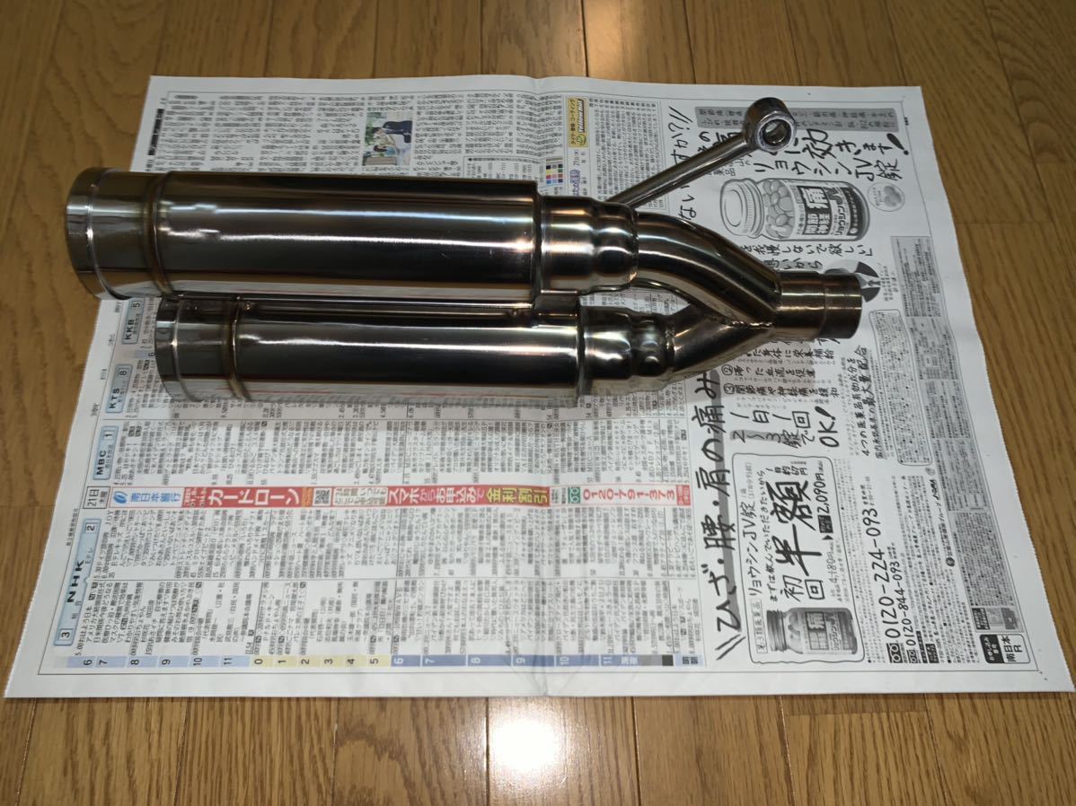 AF68 Dio 2本出しマフラー ディオaf68_2