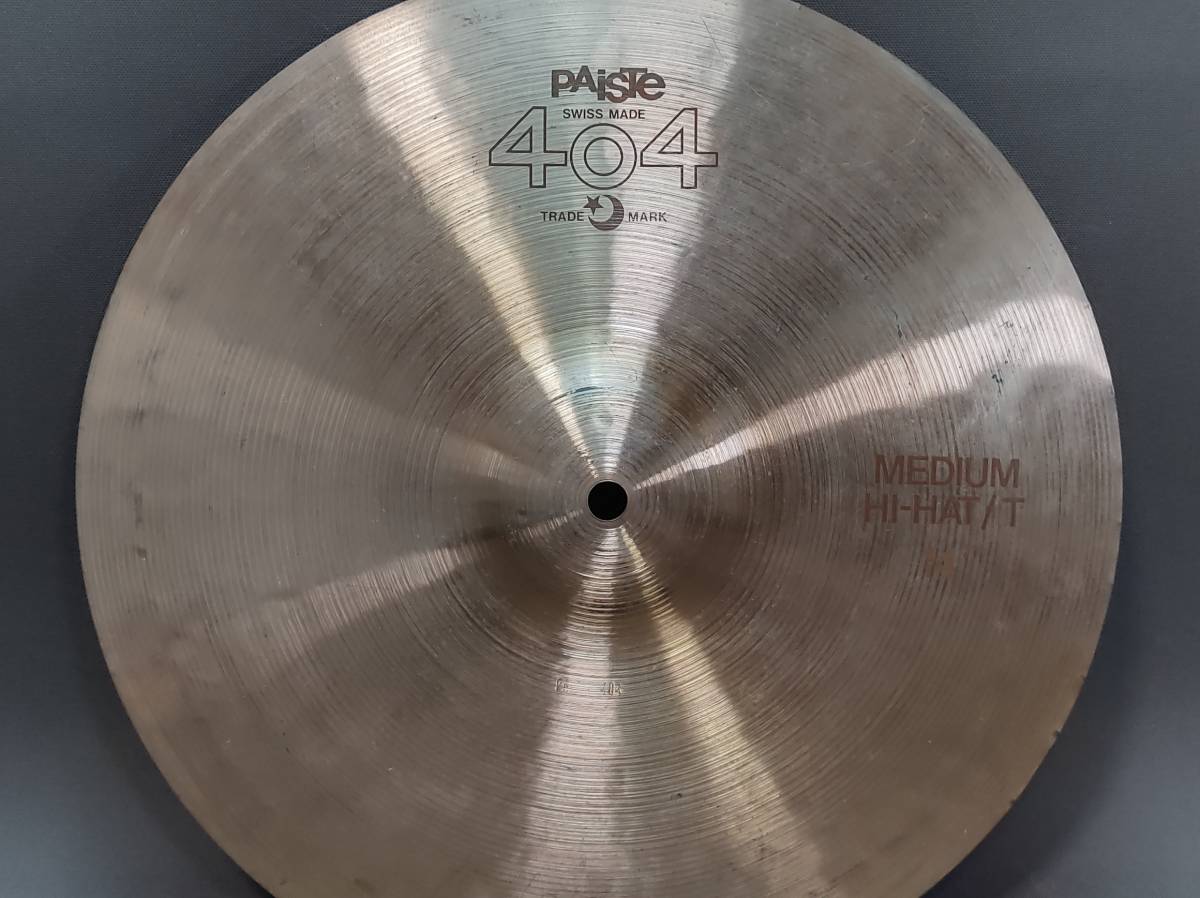 PAISTE パイステ ハイハット 404 14インチ　中古品　経年品　（２）