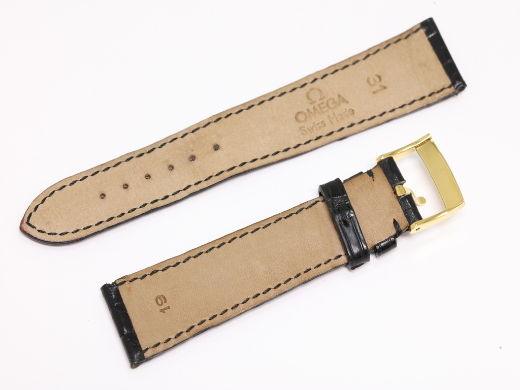 1円◎正規品【オメガ】純正ベルト ライスブレス 1068 19mm用 ゴールド