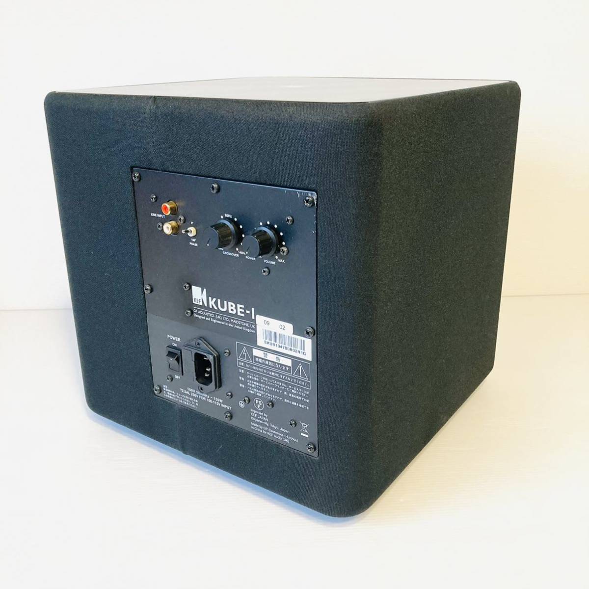 美品］KEF KUBE 1 スピーカー ウーファー スピーカー 【公式通販】