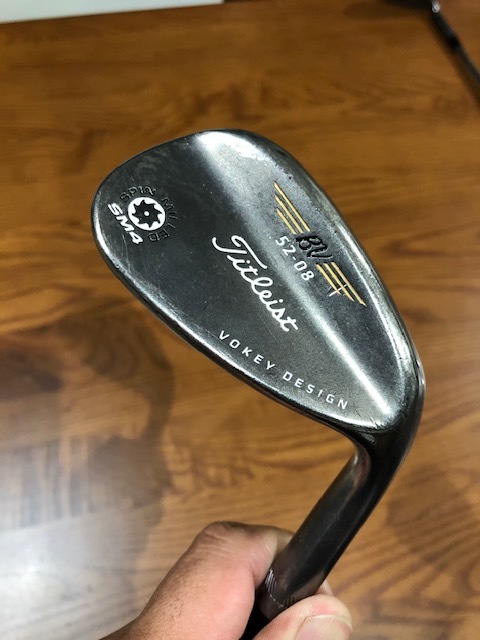 【新作入荷】 タイトリスト SM4 52度 S200 ブラックニッケル 52－08(タイトリスト)｜売買されたオークション情報、yahooの商品情報をアーカイブ公開 - オークファン 男性右きき用