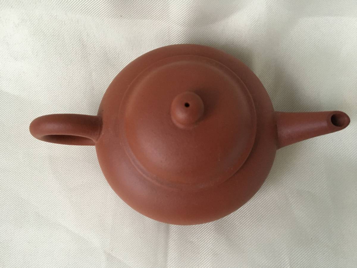 朱泥 急須 中国古玩 中国宜興 紫砂 唐物 宜兴紫砂博物馆- 紫泥 煎茶