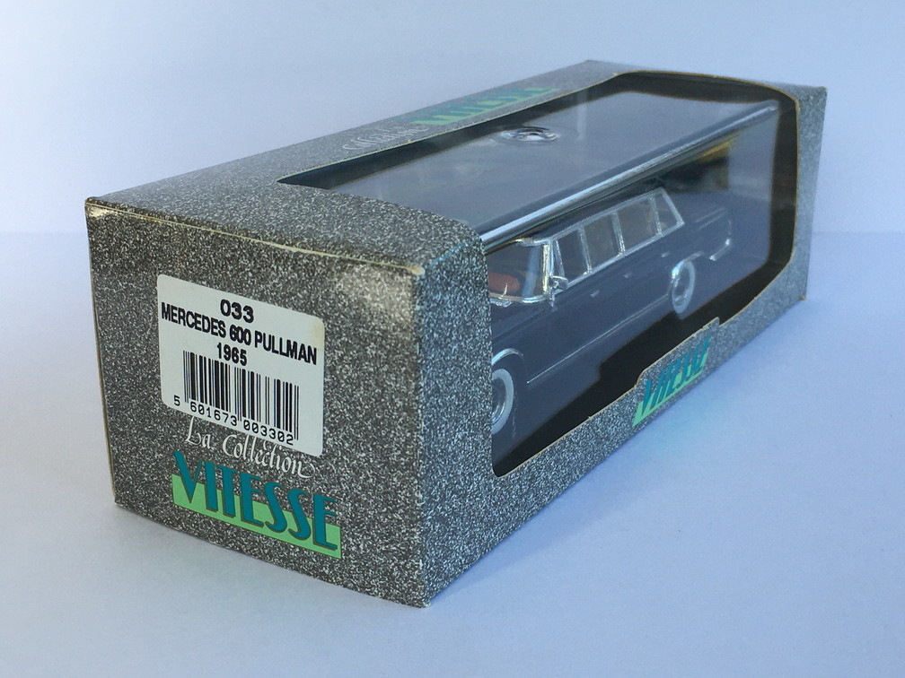 Voiture miniature 1:43 Mercedes 600 Limousine Papamobile VITESSE - Collection
