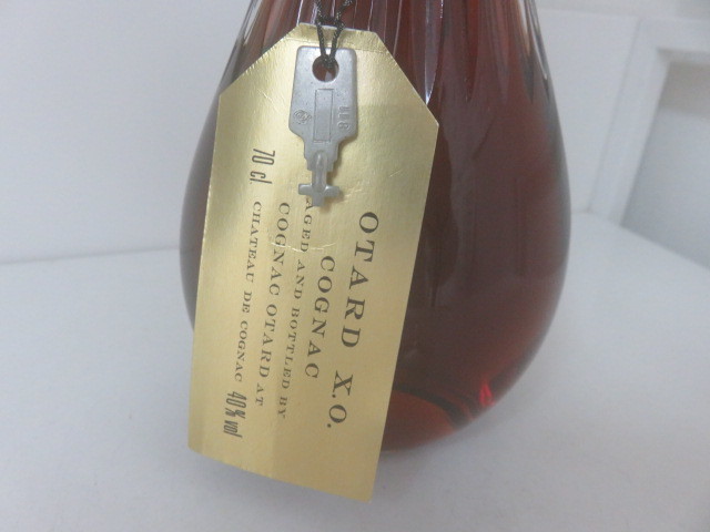 ☆未開栓☆ OTARD オタール XO サンルイクリスタルデキャンタボトル 替え栓有 700ml ★27339 オタール XO サンルイ 古酒 サンルイクリスタル サンルイクリスタルデキャンタボトル