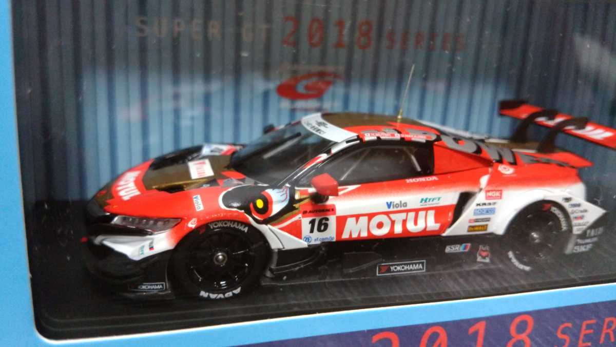 1⁄43 GT500 エブロ GT NSX-GT MOTUL MUGEN SUPER 0 EBBRO No.16 1