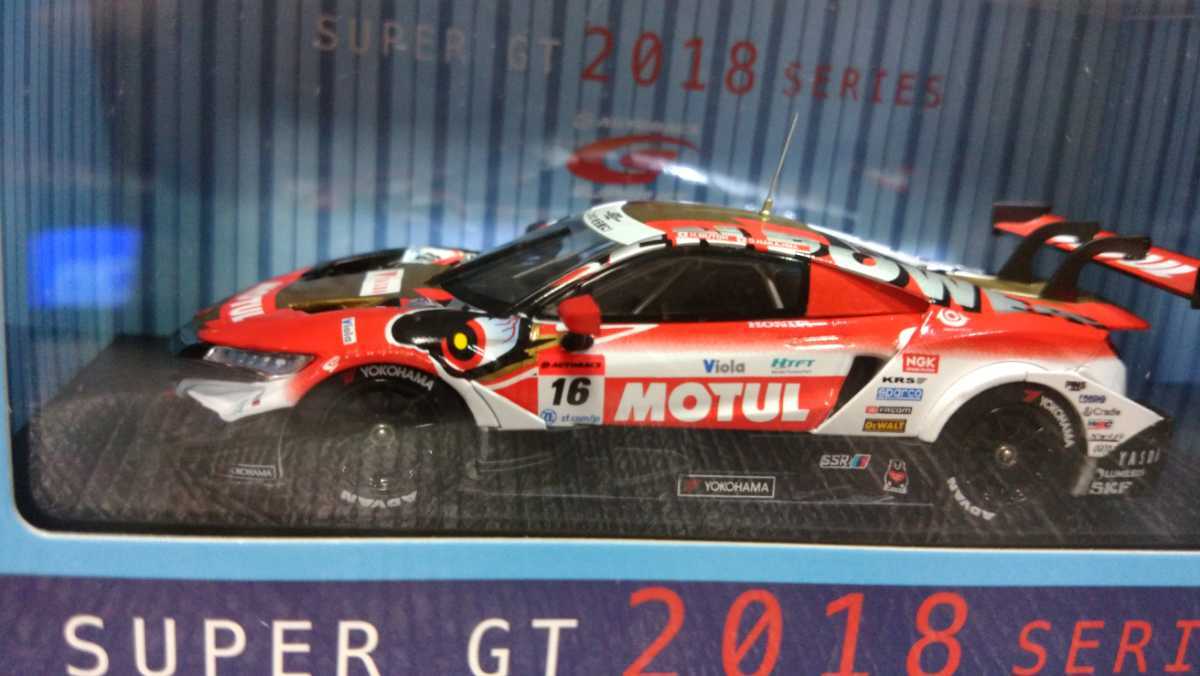 1⁄43 GT500 エブロ GT NSX-GT MOTUL MUGEN SUPER 0 EBBRO No.16 1