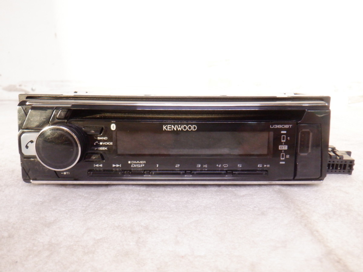 作動確認済 KENWOOD CDデッキ U360BT(ケンウッド)｜売買されたオークション情報、yahooの商品情報をアーカイブ公開 - オークファン ケンウッド
