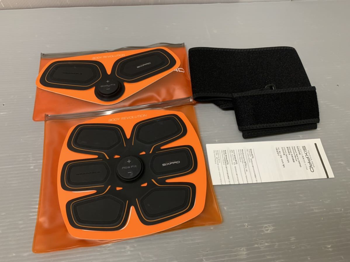 MTG シックスパッド アブズフィット2 SIXPAD EMS 腹筋ベルト 2種セット 充電式 abs2 absfit2 コードレス 筋トレ トレーニング