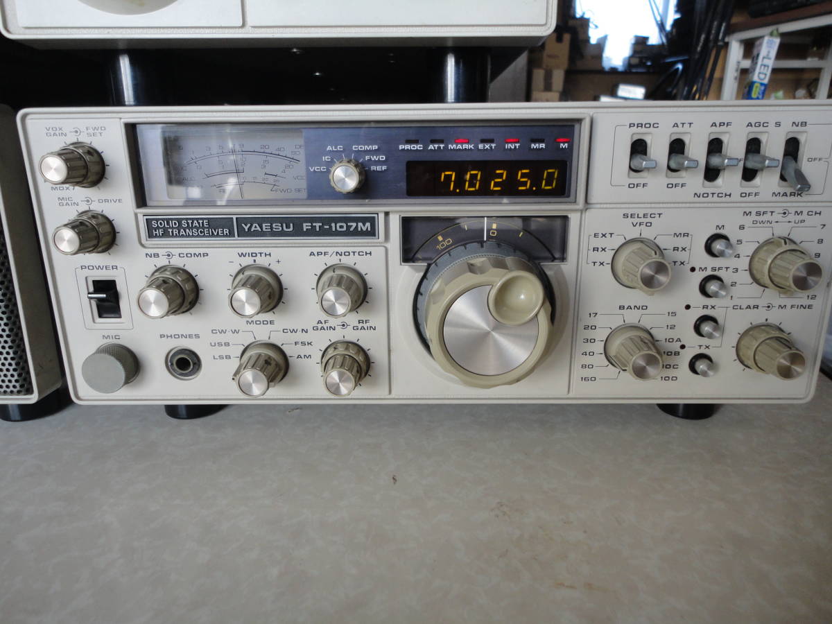 Yahoo!オークション - YAESU 八重洲無線 FT-107M HF トランシーバー 