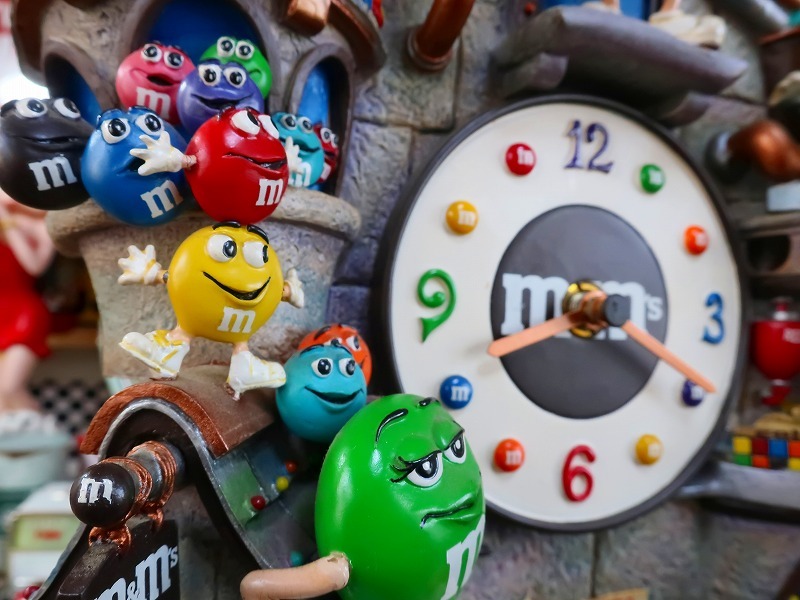 コレクタークロック ダンバリーミント 激レア！絶版！m&m's ダン