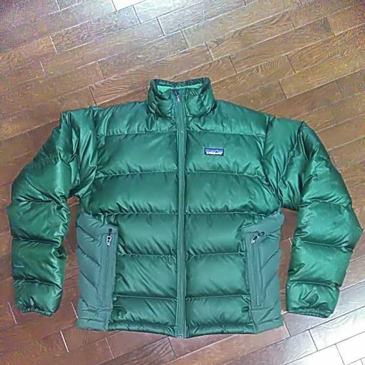 パタゴニア ダウンジャケット グリーン 美品 メンズM相当 パタゴニア 