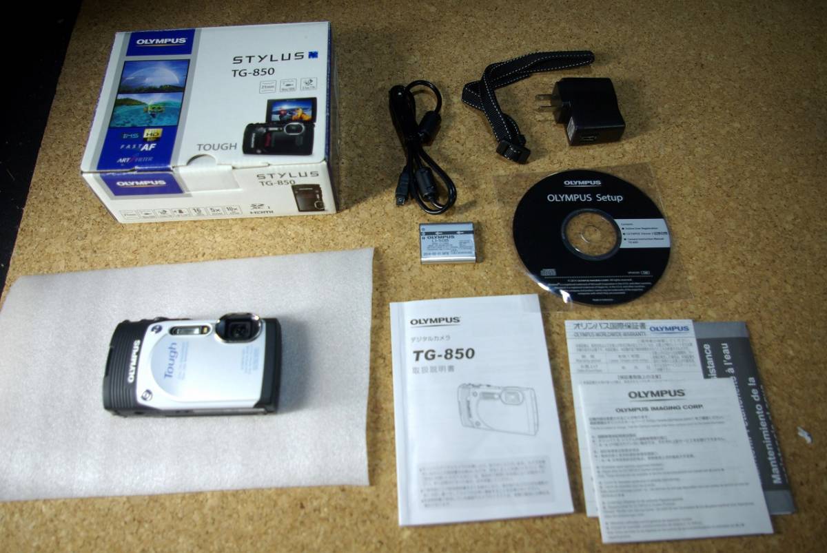 動作良好・良品 OLYMPUS オリンパス STYLUS TG-850 Tough