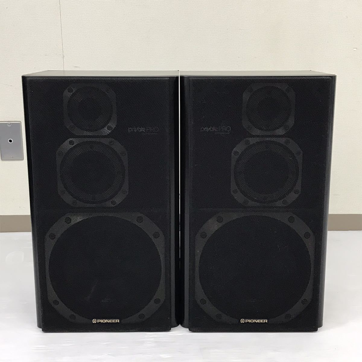 希少 PIONEER パイオニア CS-T7 3ウェイ スピーカー ペア セット