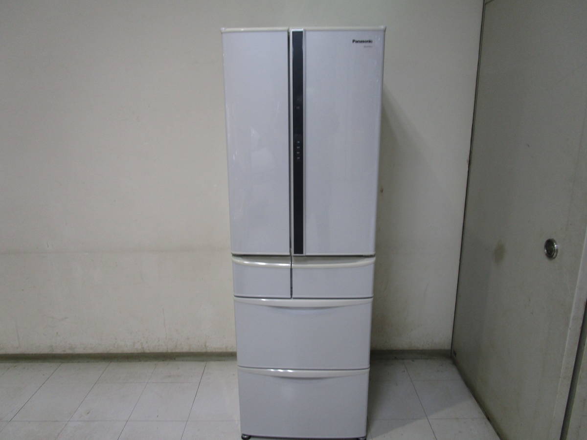 H297☆Panasonic/冷凍冷蔵庫/NR-FTF424-H/ノンフロン/6ドア/自動製氷 