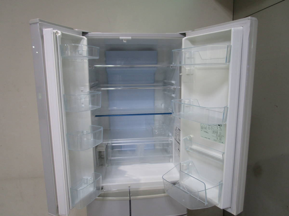 H297☆Panasonic/冷凍冷蔵庫/NR-FTF424-H/ノンフロン/6ドア/自動製氷 