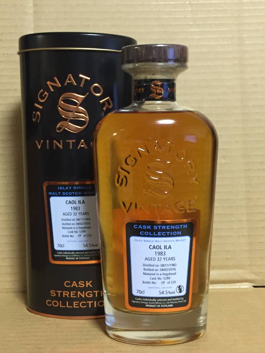 安い，得価 カリラ 32年 1983 シグナトリー カスクストレングス 54.5% 700ｍｌ(スコッチ)｜売買されたオークション情報、yahooの商品情報をアーカイブ公開 - オークファン スコッチ