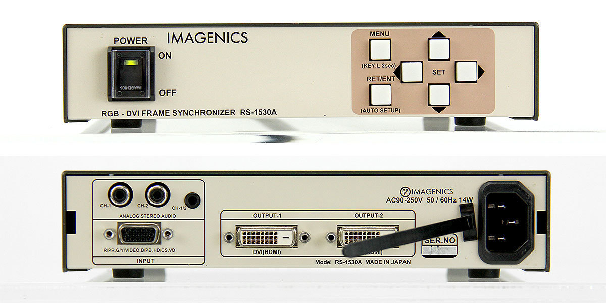 ほぼ新品】RS-1530A RGB-DVI FRAME SYNCHRONIZER ほぼ新品】RS-1530A