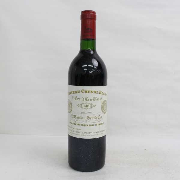  CHATEAU CHEVAL BLANC シャトー シュヴァルブラン プルミエ グラン クリュ クラッセ 1988 12.5% 750ml X20K300203(サン・テミリオン)｜売買されたオークション情報、yahooの商品情報をアーカイブ公開 - オー 赤