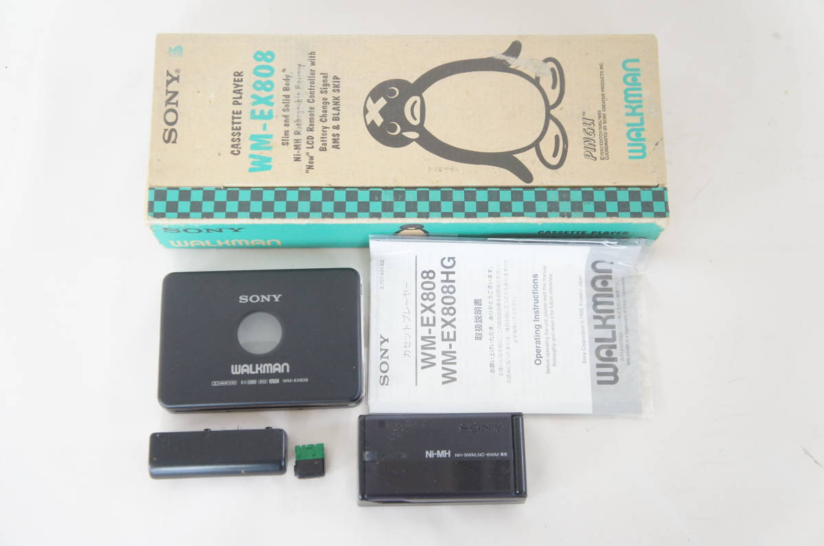 ① 美品 SONY ソニー WM-EX808 WALKMAN カセットウォークマン 60