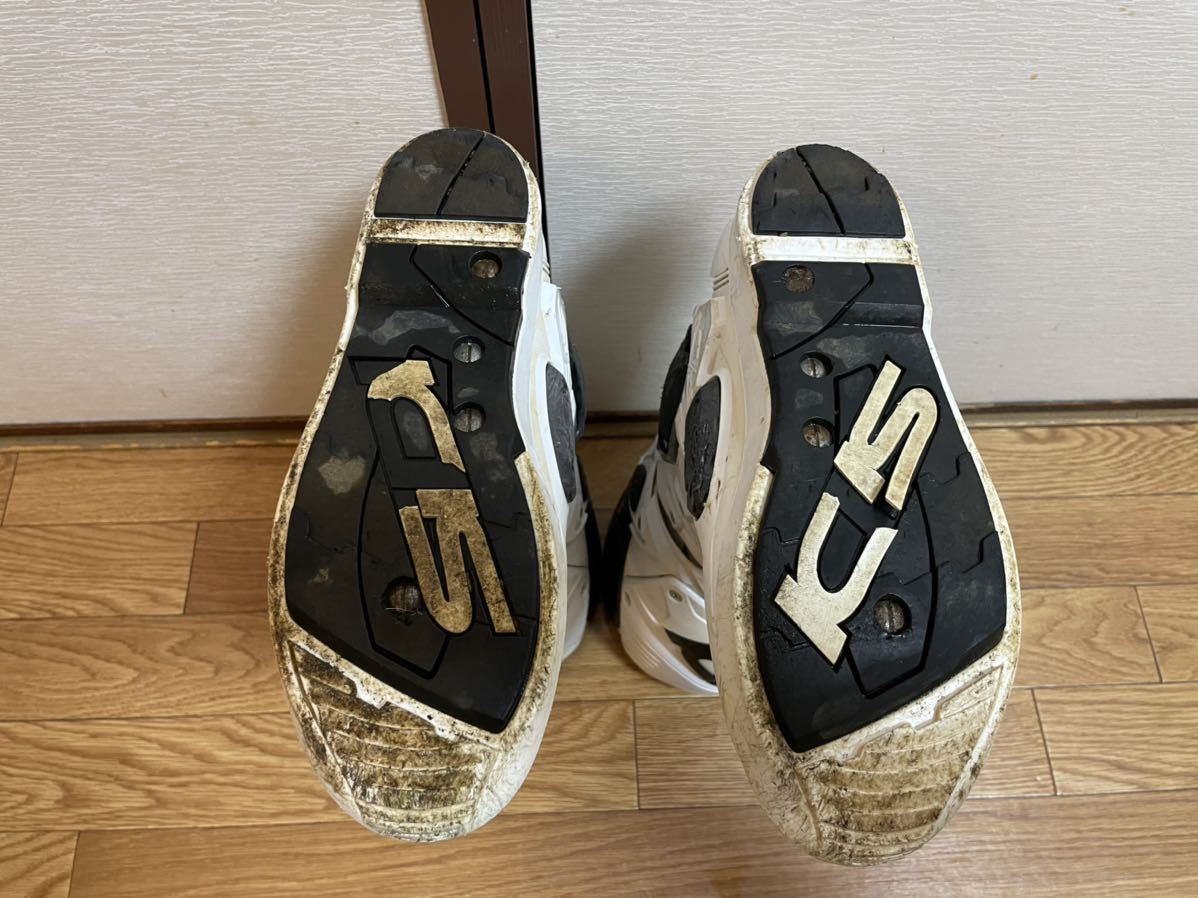 1円売り切り！！！【モトクロスブーツ】 SIDI Crossfire SRS3 26センチ white ☆保存箱有り☆motocross boots_7