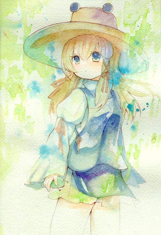 芸能人愛用 B5 手描きイラスト 同人 東方project 洩矢諏訪子 東方 Tibetology Net