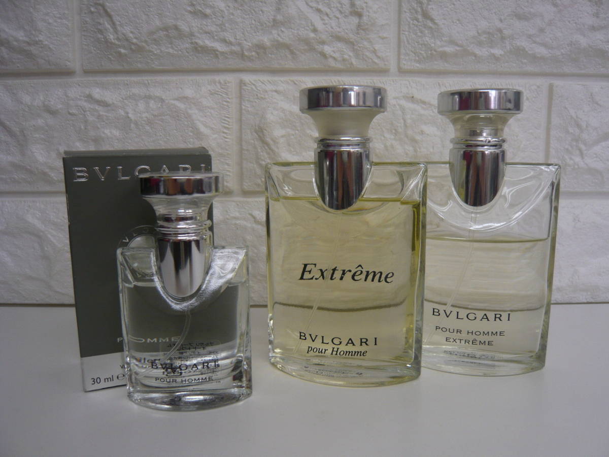☆3点セット☆BVLGARI ブルガリ POUR HOMME プールオム 30ml+EXTREME