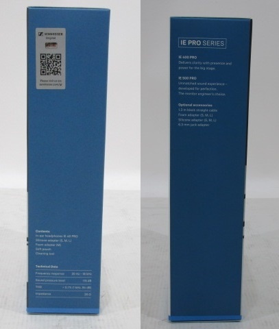 s1209k [送料850円]★動作OK★ SENNHEISER 全バイザー モニターイヤホン IE 40 PRO [094-210108]_7