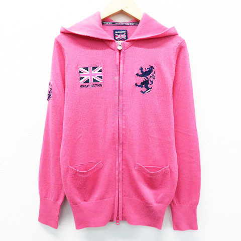 定番，爆買い ADMIRAL アドミラル フルジップニットパーカー ピンク系 M 240001461227 ゴルフウェア レディース(ジャンパー、ジャケット)｜売買されたオークション情報、yahooの商品情報をアーカイブ公開 - オー ジャンパー、ジャケット