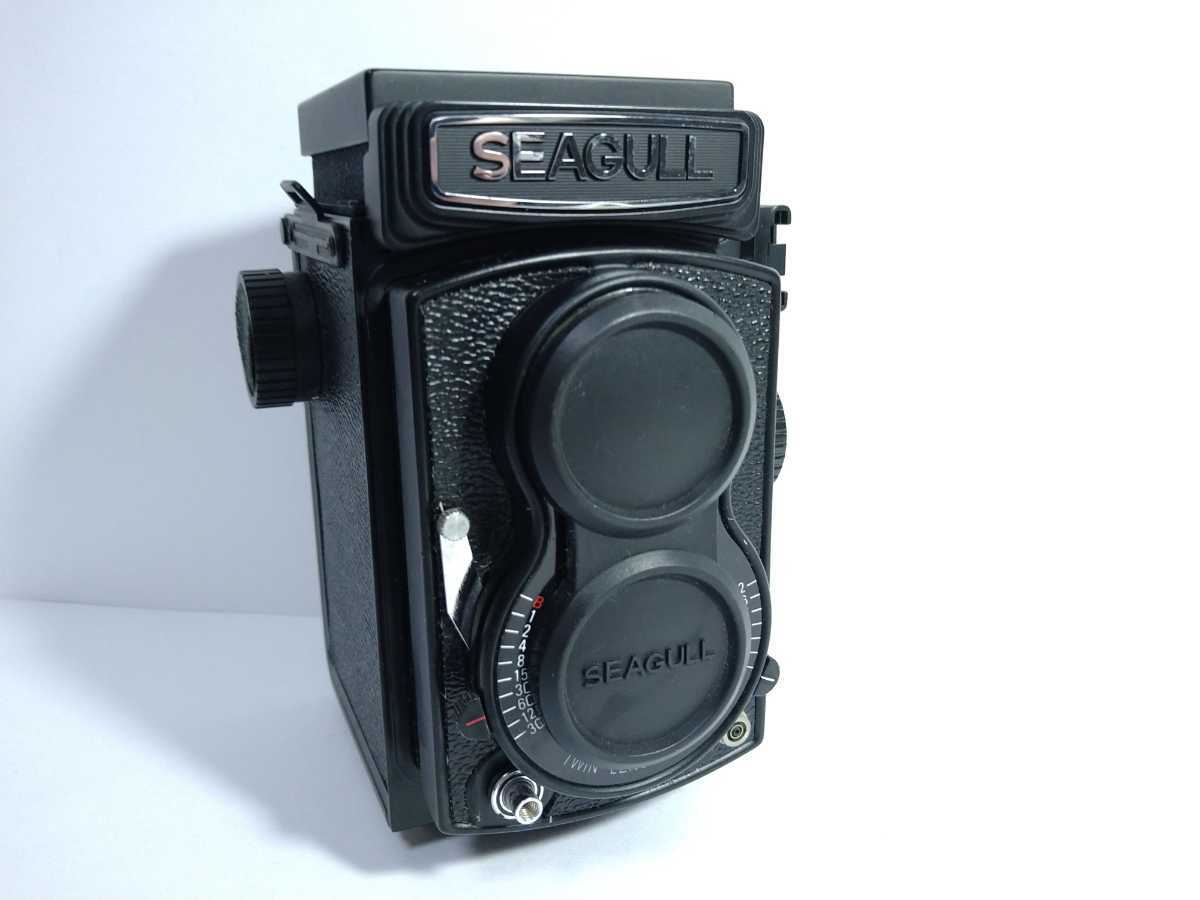 【美品・箱付】Seagull 4B-1 二眼レフカメラ 動作未確認ジャンク品/SEAGULL 4B-1 シーガル/二眼レフ カメラ』(検索