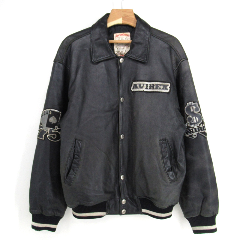 ◇AVIREX american classics◇フライトジャケット レザー Lサイズ