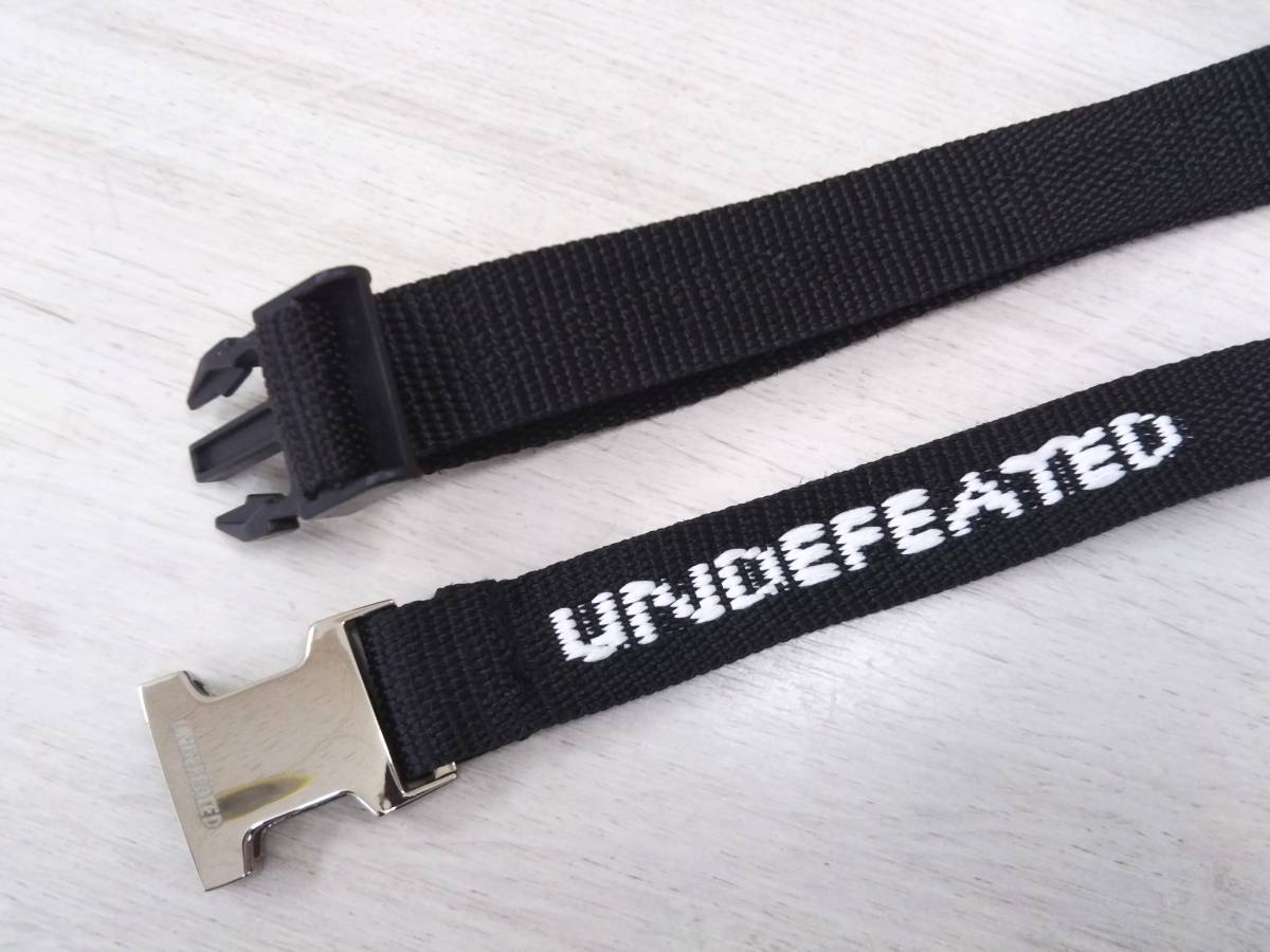 Undefeated アンディフィーテッド ベルト 細めベルト ブラック 金具シルバー ロゴ 男性用 売買されたオークション情報 Yahooの商品情報をアーカイブ公開 オークファン Aucfan Com