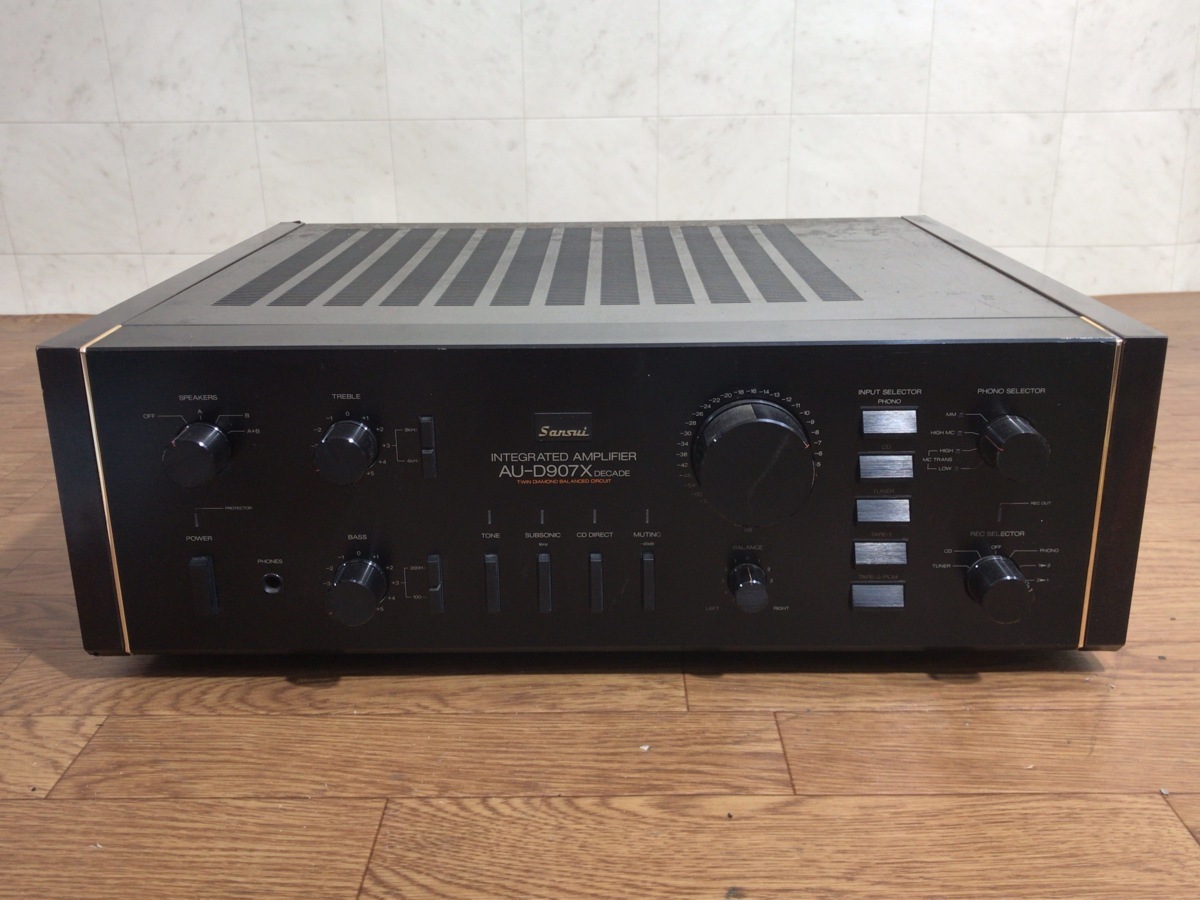 B121Y014●SANSUI AU-D907X DECADE プリメインアンプ 山水
