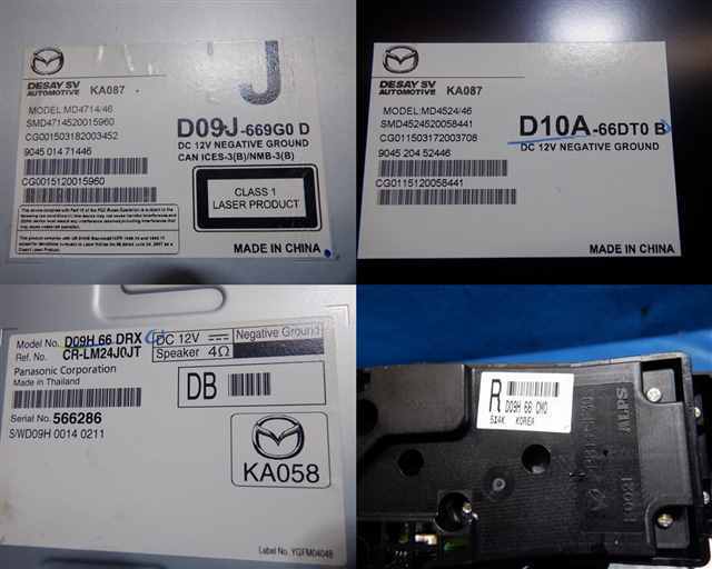 デミオ Yahoo!オークション DJ5FS マツダ dj 純正ナビ⁄マルチモニター