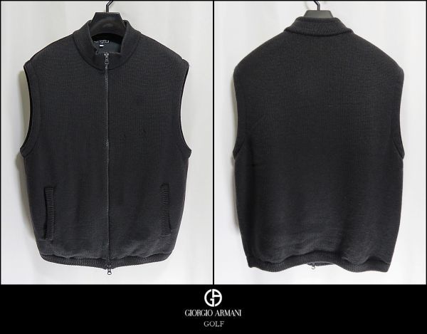 お買い得，大人気 ＜良品＞G アルマ－ニ＜GIORGIO ARMANI GOLF＞FULL W ZIP ニット ベスト＜52＞(その他)｜売買されたオークション情報、yahooの商品情報をアーカイブ公開 - オークファン ベスト